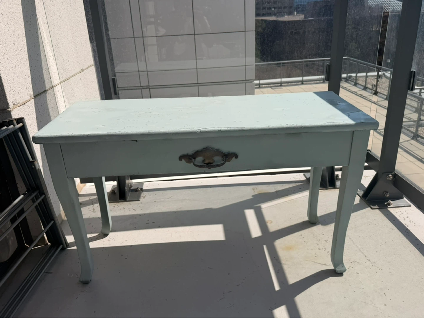 PASTEL Blue Desk with STORAGE - photo 3