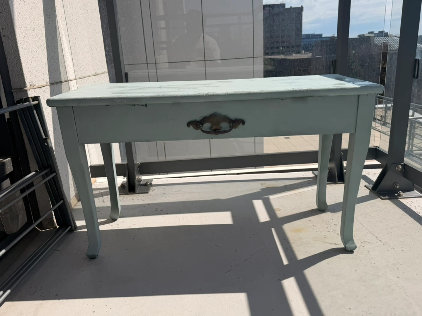PASTEL Blue Desk with STORAGE - photo 2
