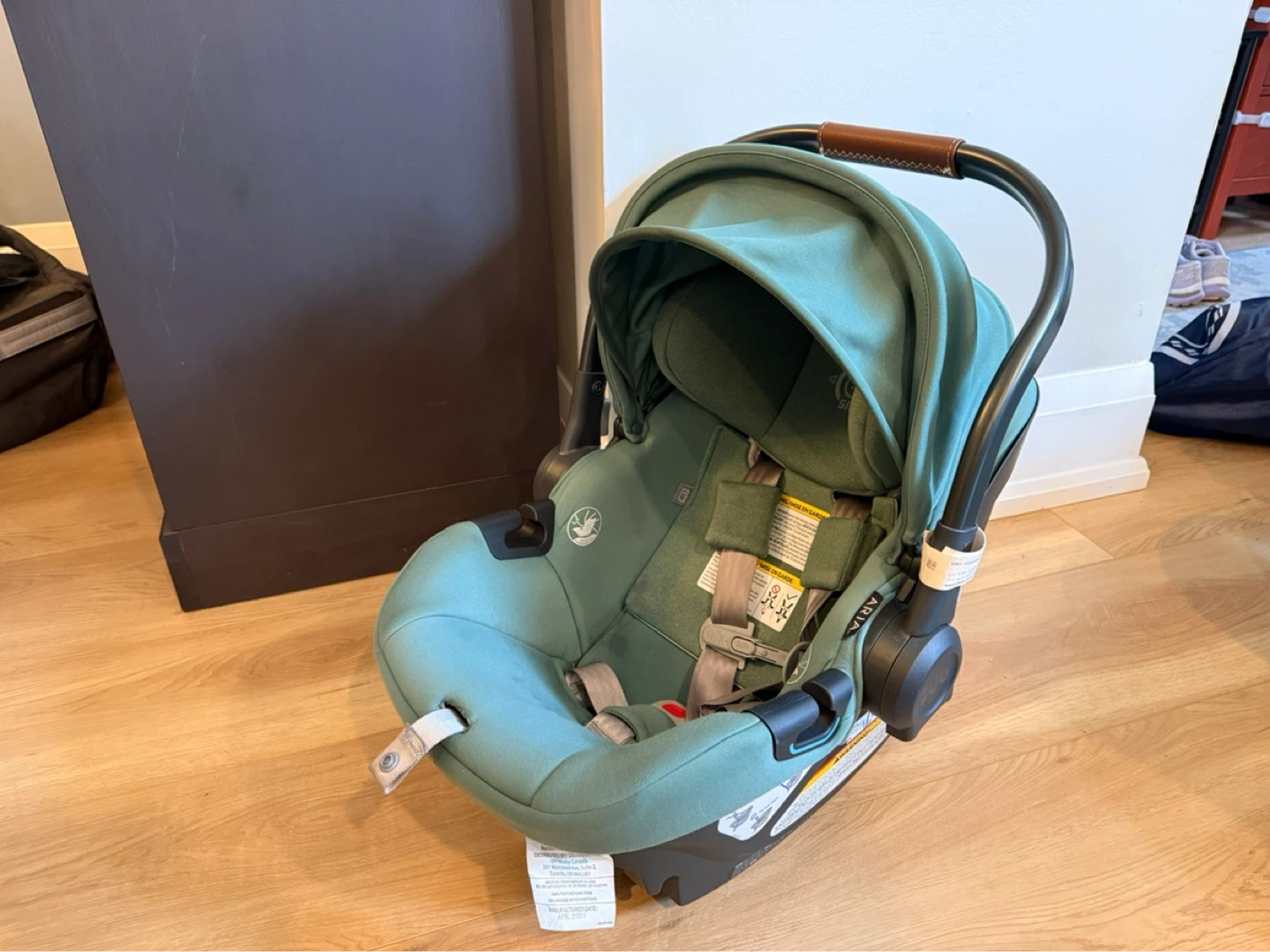 UPPAbaby Aria Infant Car Seat - Gwen (Green) - with cozy cover! - photo 2