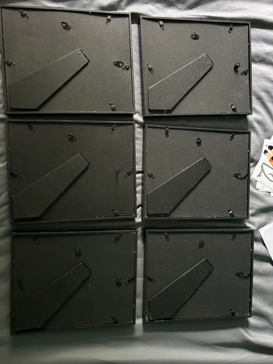 Anime Set - 6 Black 8x10 Frames + Extra Prints - MHA and HAIKYUU - photo 2