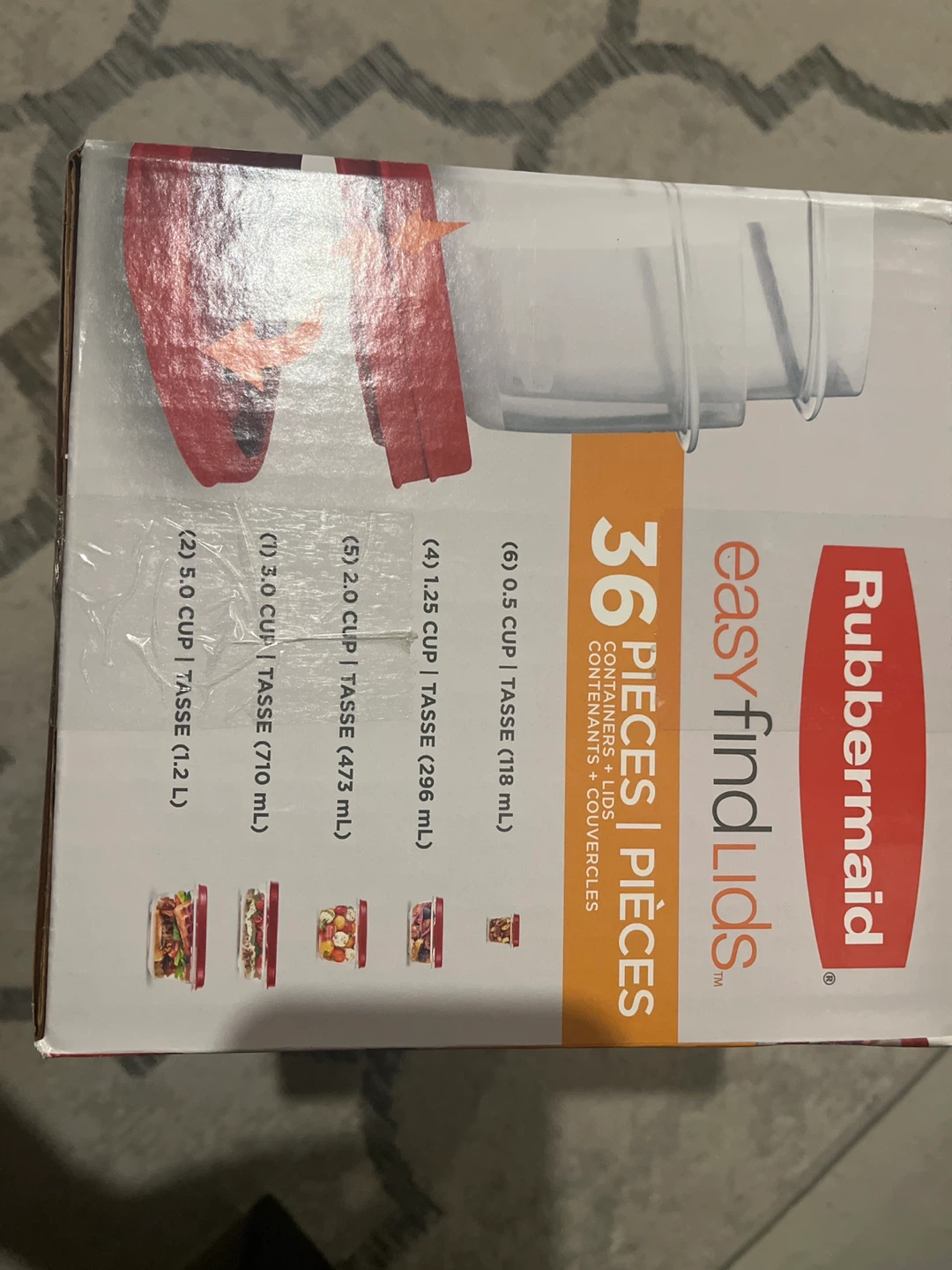 Rubbermaid Easy Find Lids 36-Piece Food Storage Container Set - photo 3