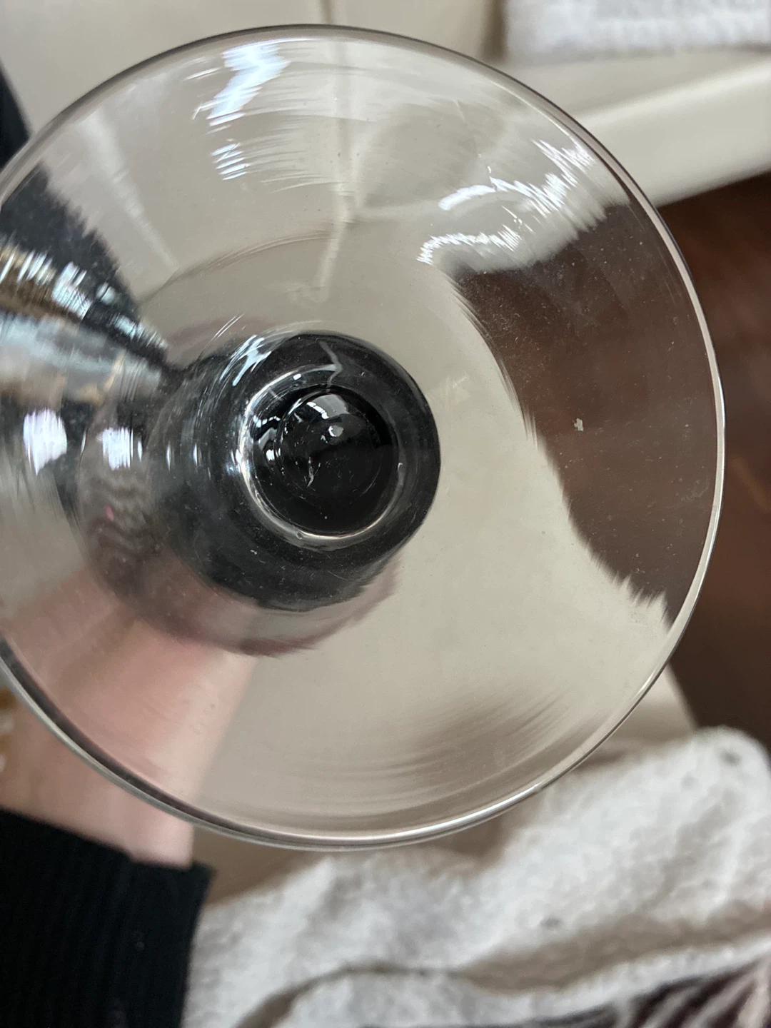 Murano Purple Glass Vase with Clear Base - photo 4