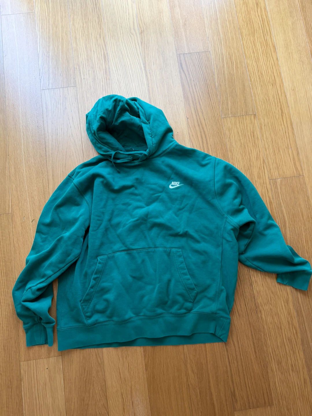 NIKE green hoodie
