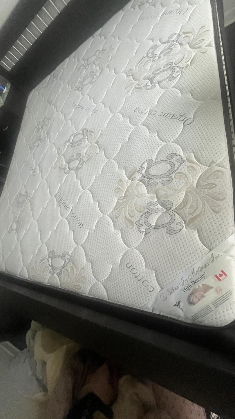 King size bed frame and mattress for $350. - photo 4