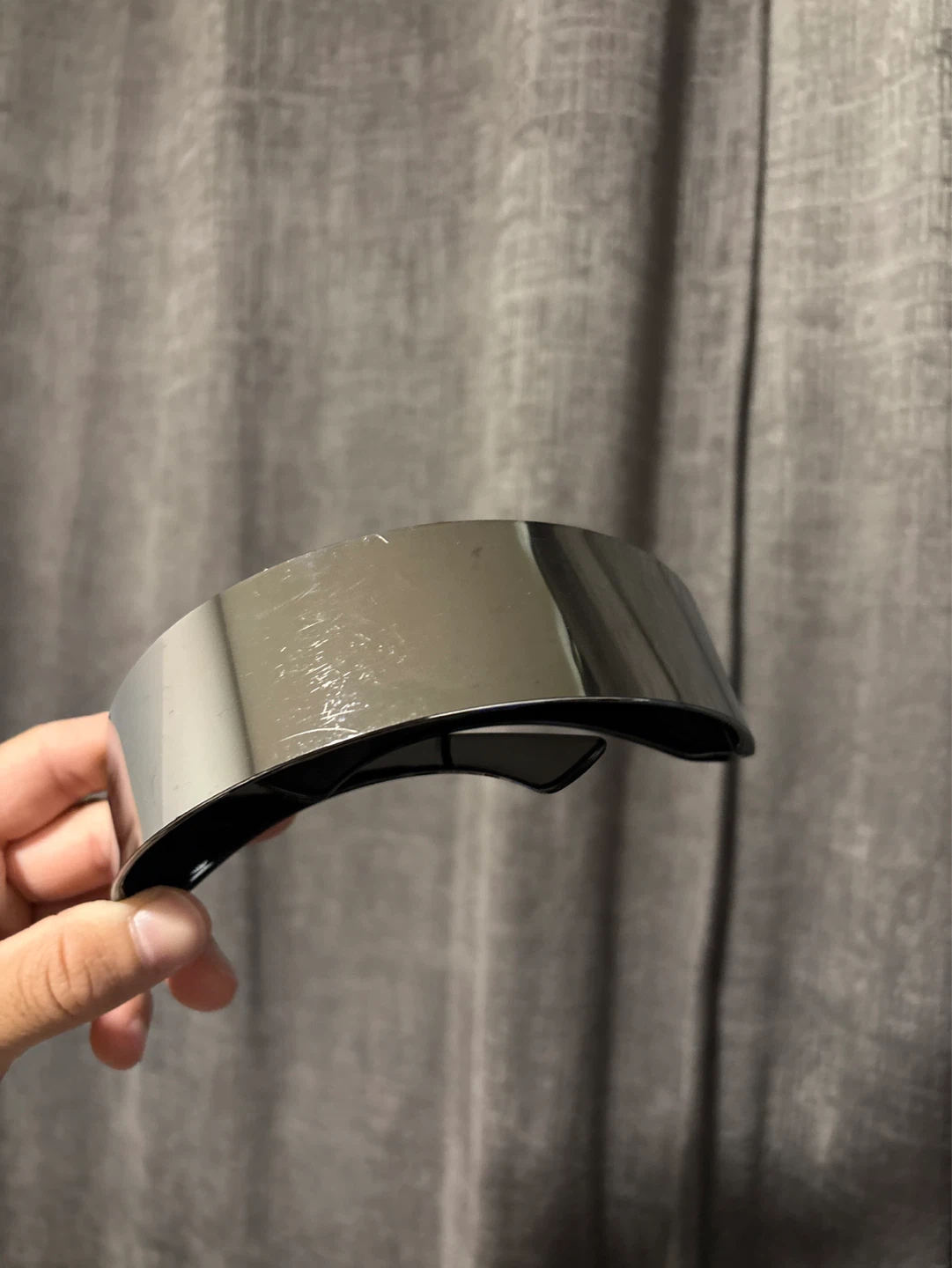 Black Futuristic Reflective Visor Rave Sunglasses