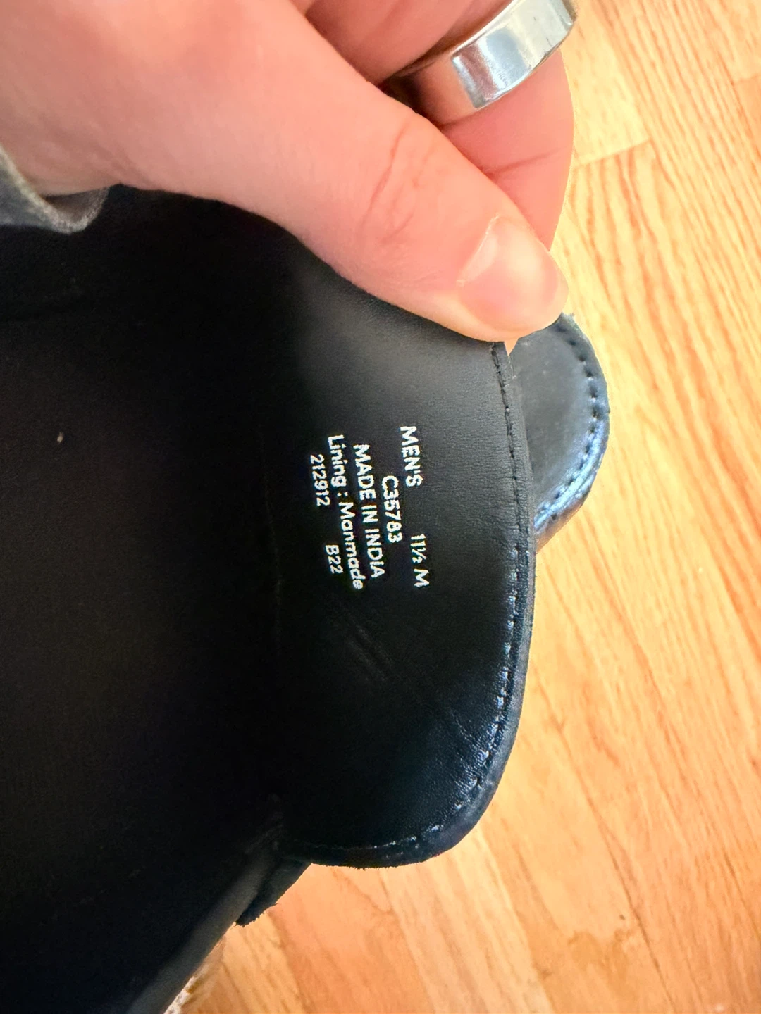 Cole Haan Men's Black Leather Loafers Size 11.5 M - photo 3