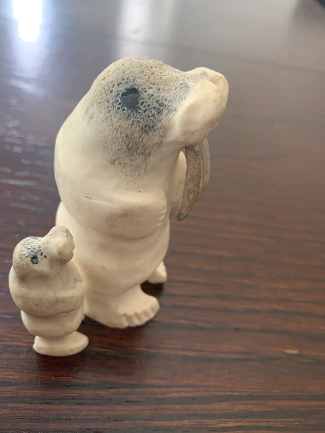 Handmade Arctic Walrus Figurine – Inuit Style Carving - photo 2