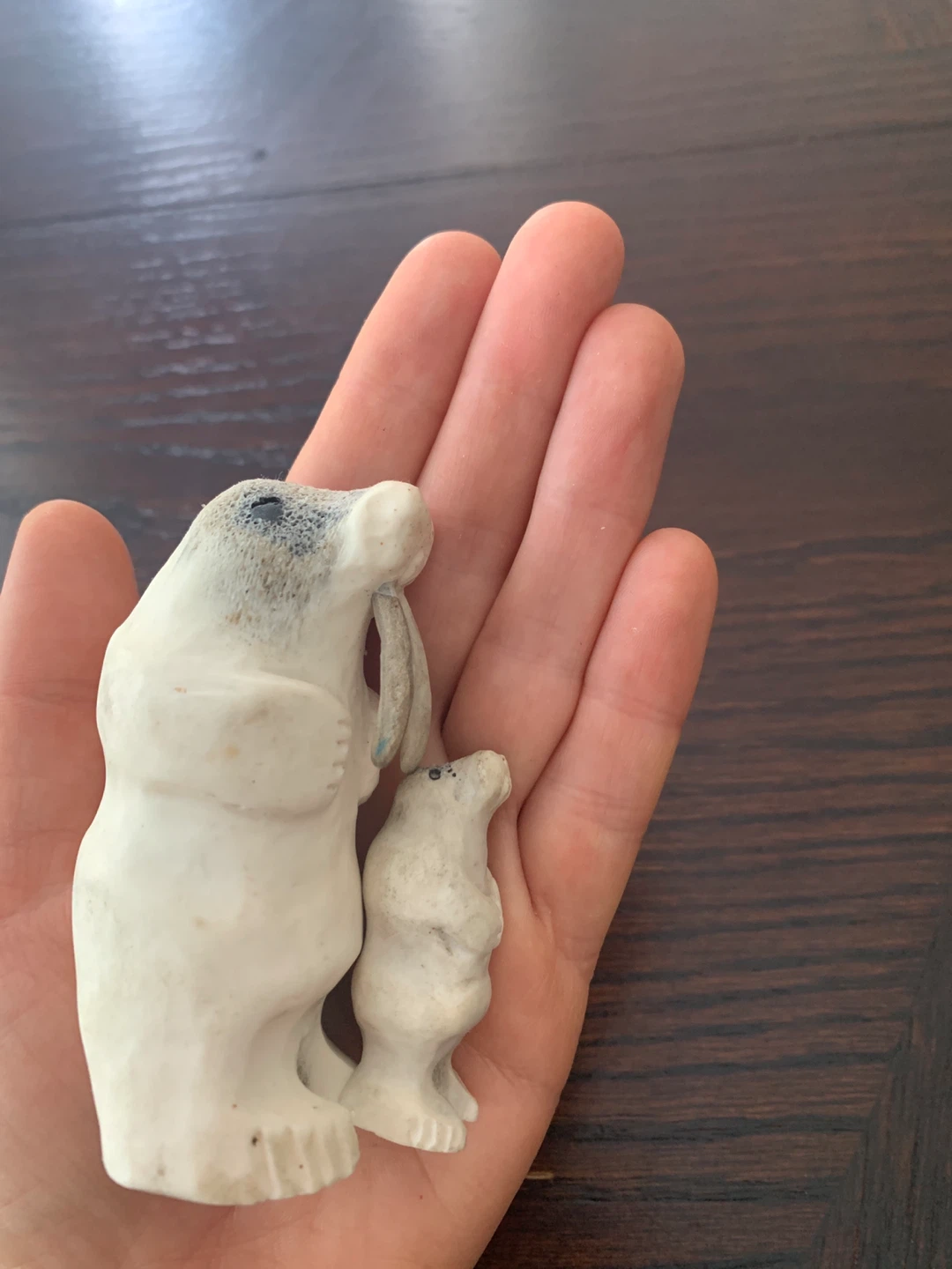 Handmade Arctic Walrus Figurine – Inuit Style Carving - photo 3