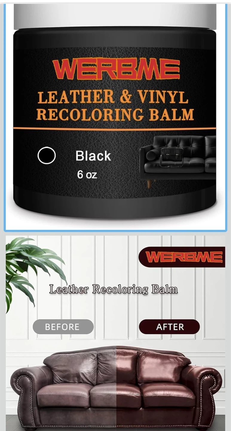 100%NEW LeatherRecoloringBalm & Color Restorer Orig$25 NOW&10