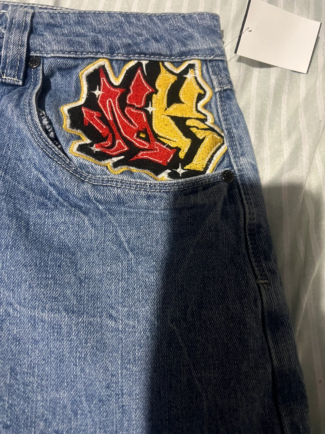 Ninth Hall Jeans Size 33 Dragon Embroidered - photo 3