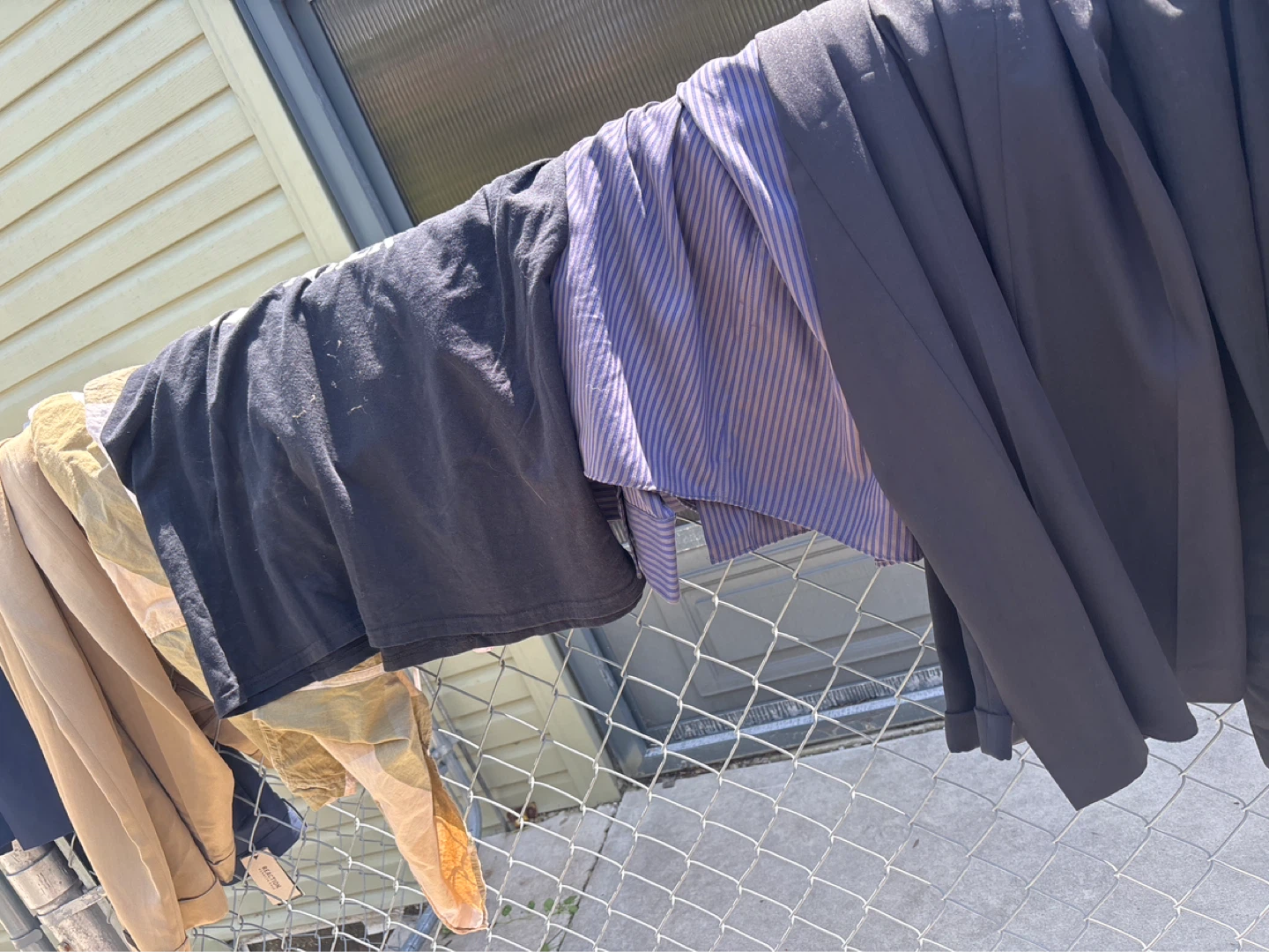 Garage sale Dress shirts and pants . Shorts $1 - photo 5