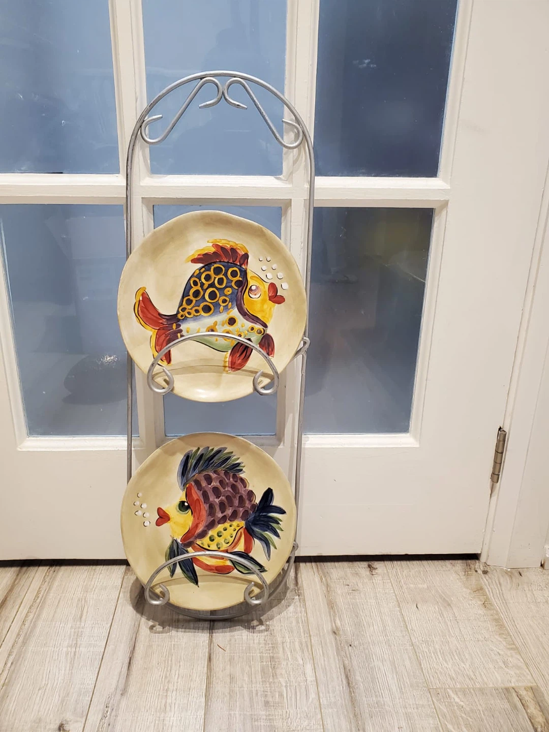 Decorative Plates with Fish Design