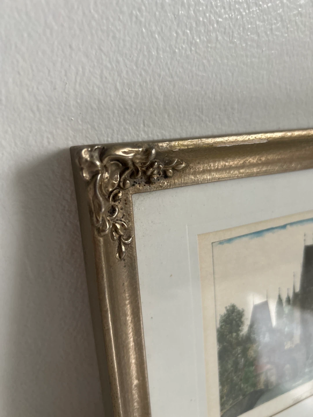 Framed Vintage Print of Prague Tower - photo 2
