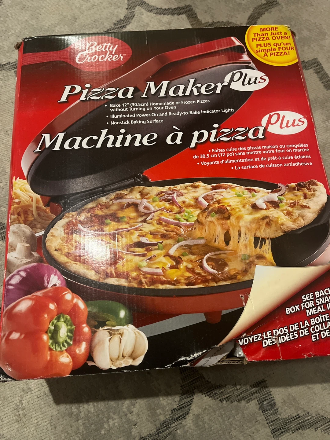 Betty Crocker Pizza Maker Plus