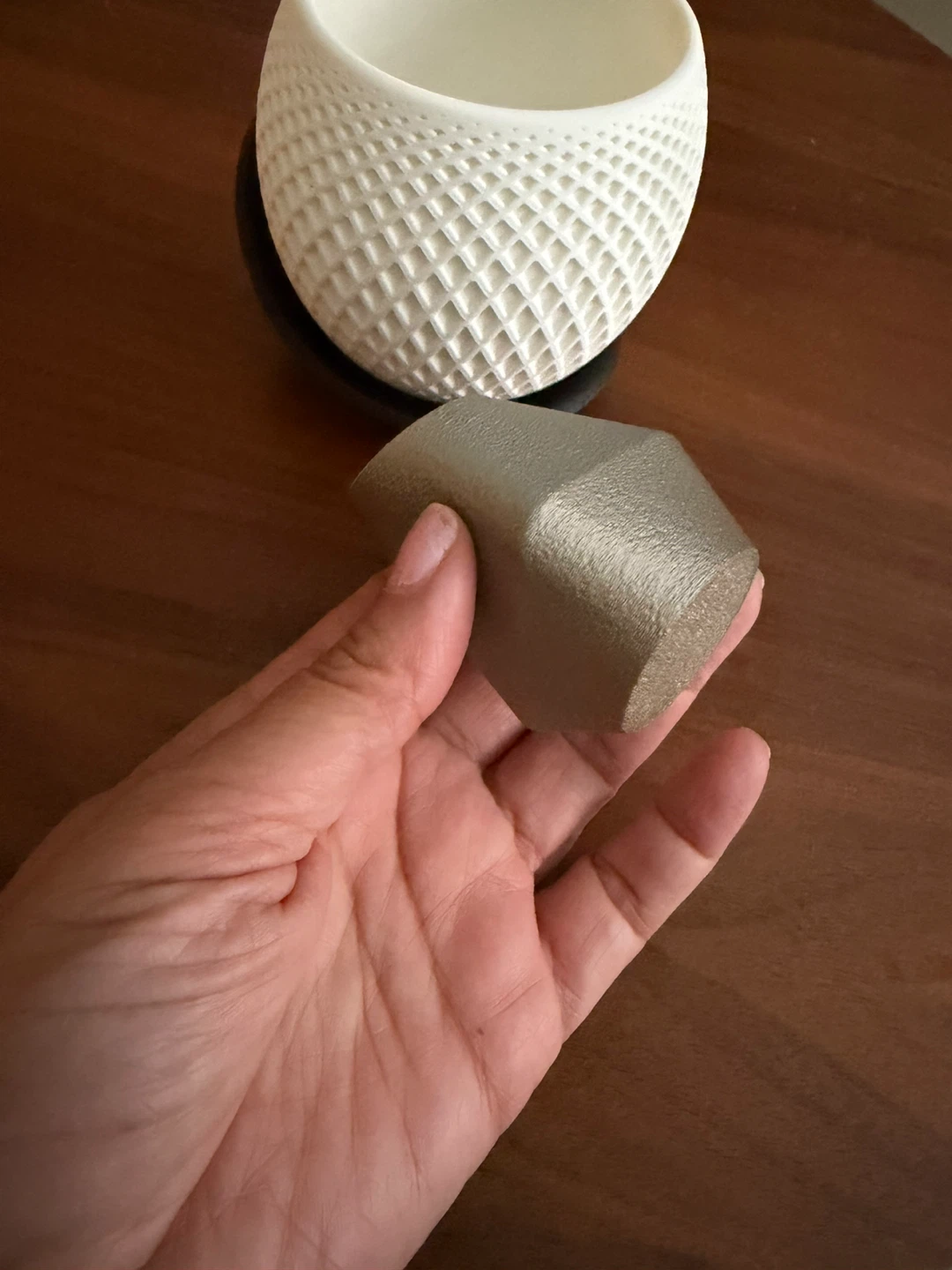 3D Printed Pot with Saucer plus smaller pot - photo 5