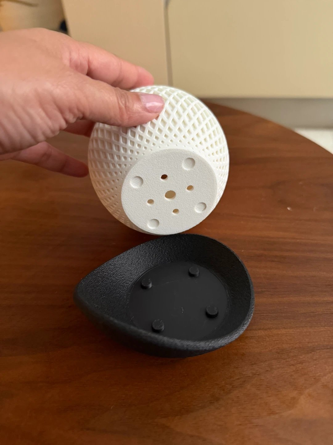 3D Printed Pot with Saucer plus smaller pot - photo 2