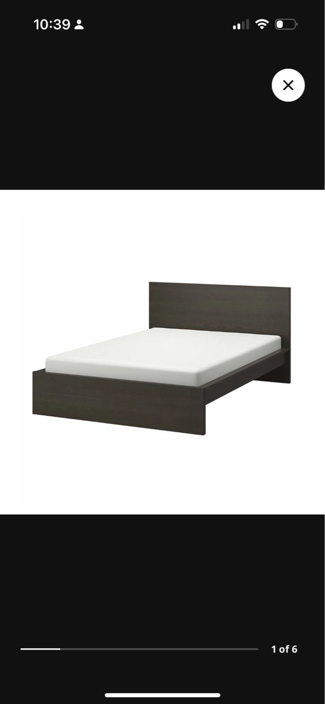 IKEA MALM King Size Bed Frame + Hybrid Mattress - photo 3