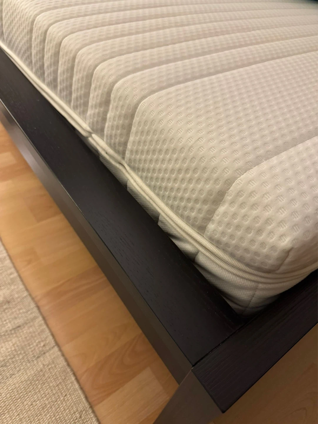 IKEA MALM King Size Bed Frame + Hybrid Mattress - photo 5