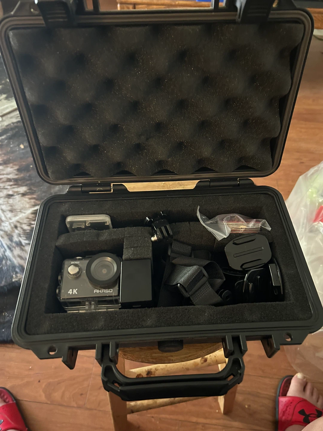 AKASO EK7000 4K Action Camera with Case and Accessories - photo 3