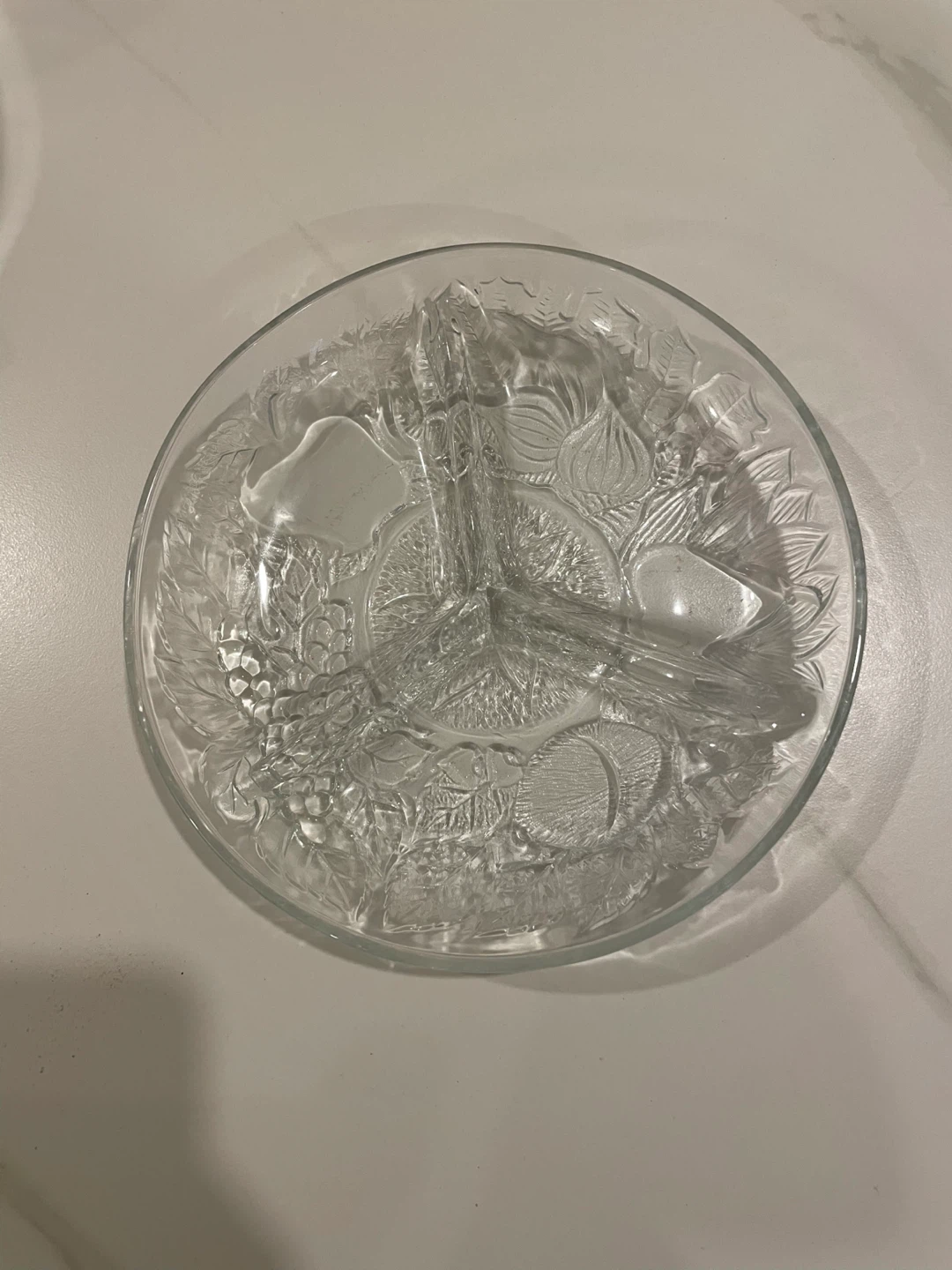 Glass Divided Serving Platter - Set of 3 - photo 3