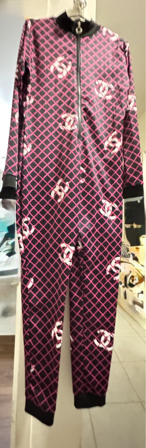 Chanel Pink & Black CC Logo Jumpsuit - photo 4