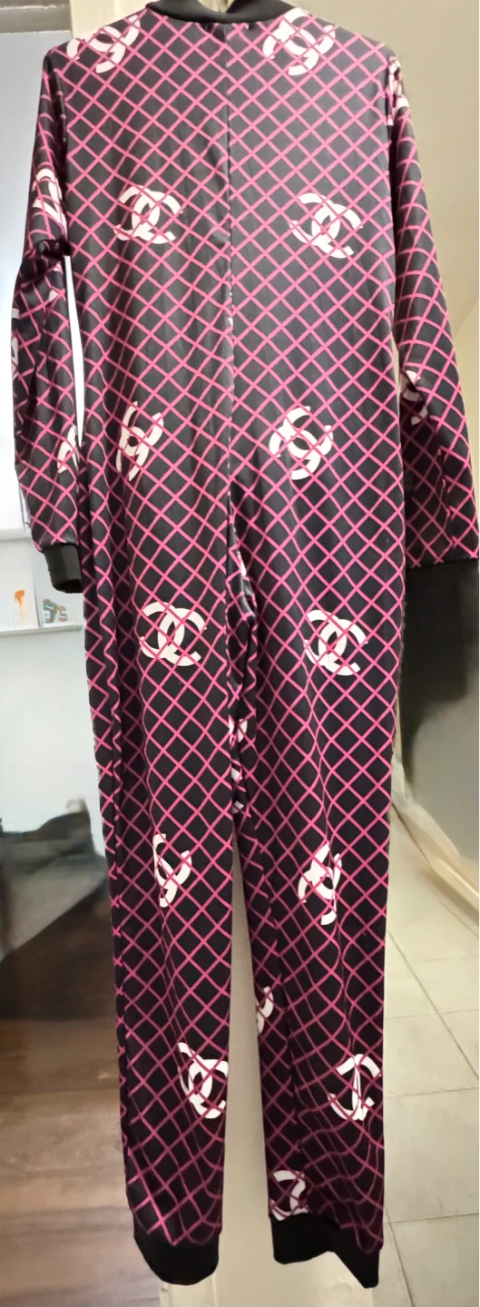 Chanel Pink & Black CC Logo Jumpsuit - photo 3