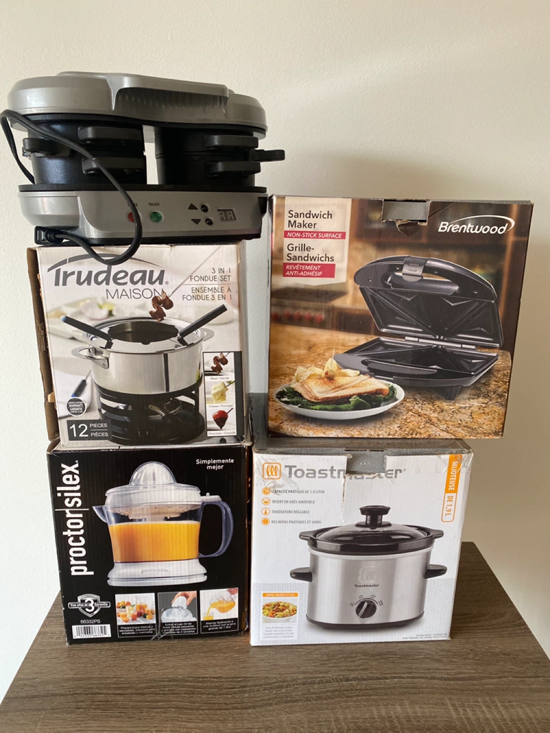 Trudeau 3-in-1 Fondue Set & Other Kitchen Appliances