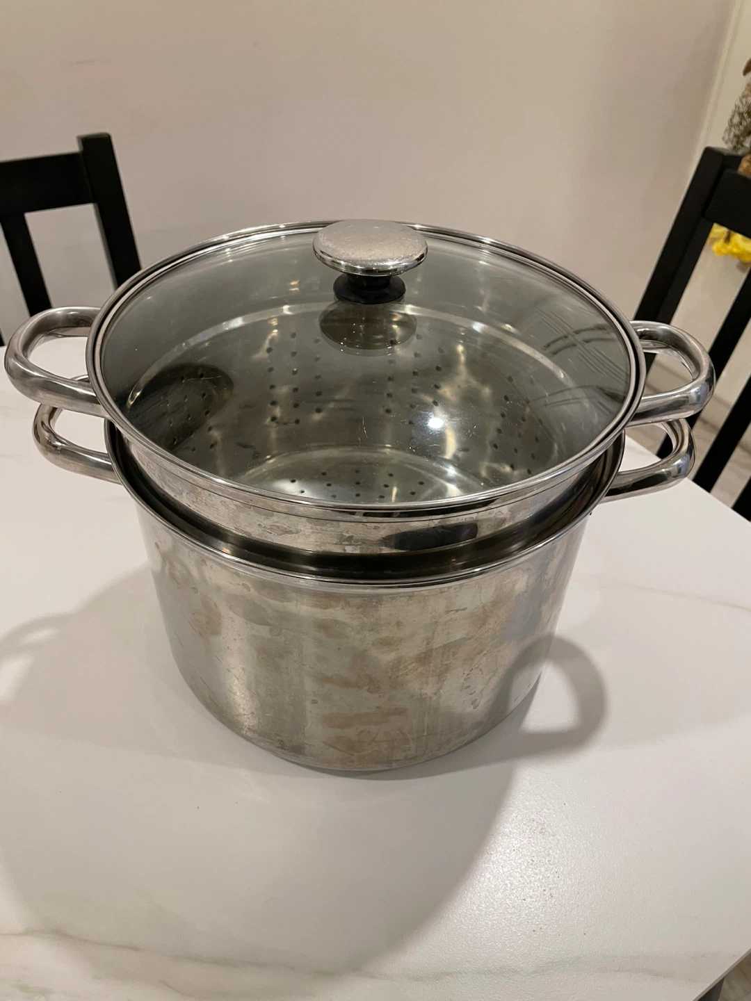 Stainless Steel Steamer Pot with Lid - photo 2