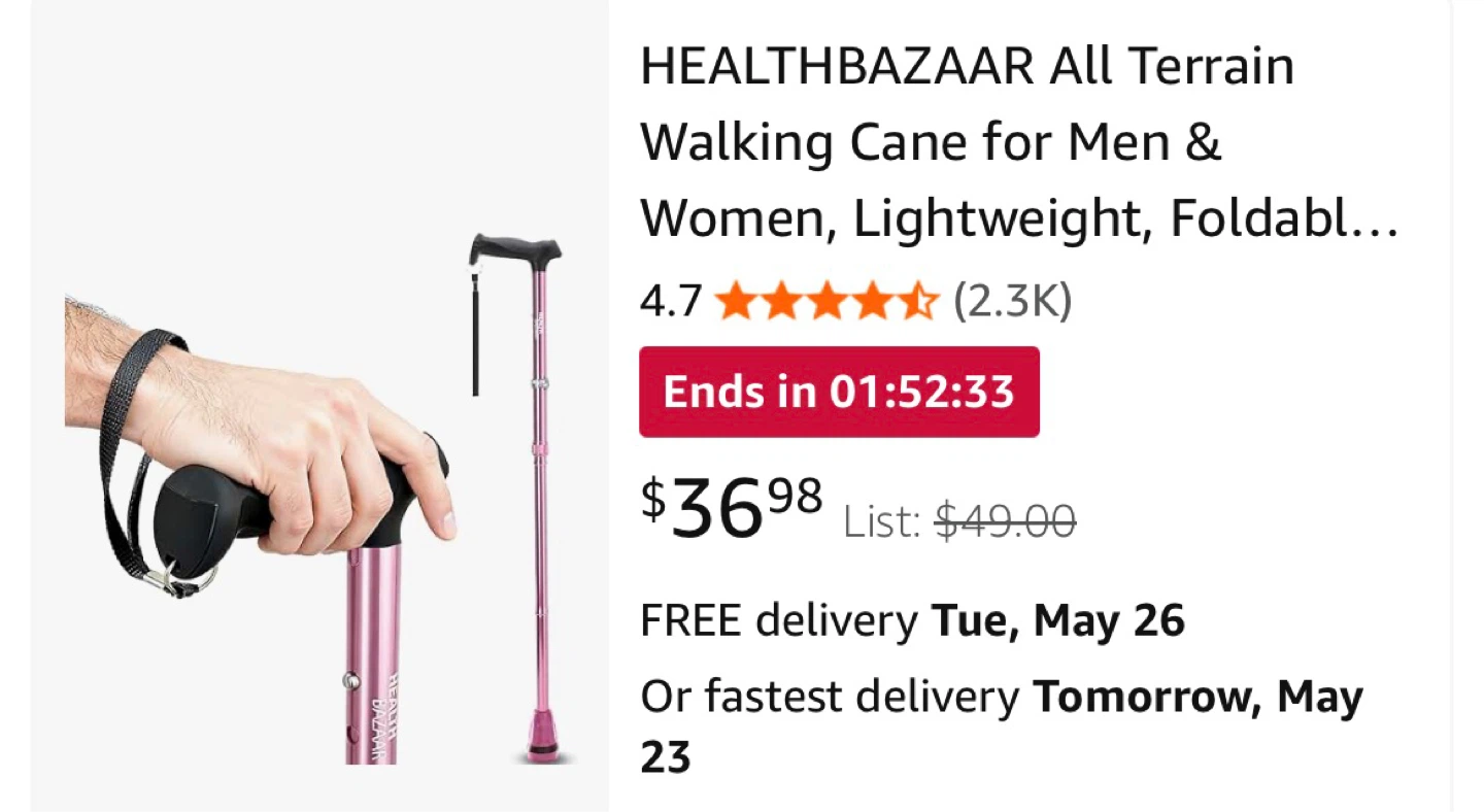 BRAND NEW Foldable Walking Cane - photo 2