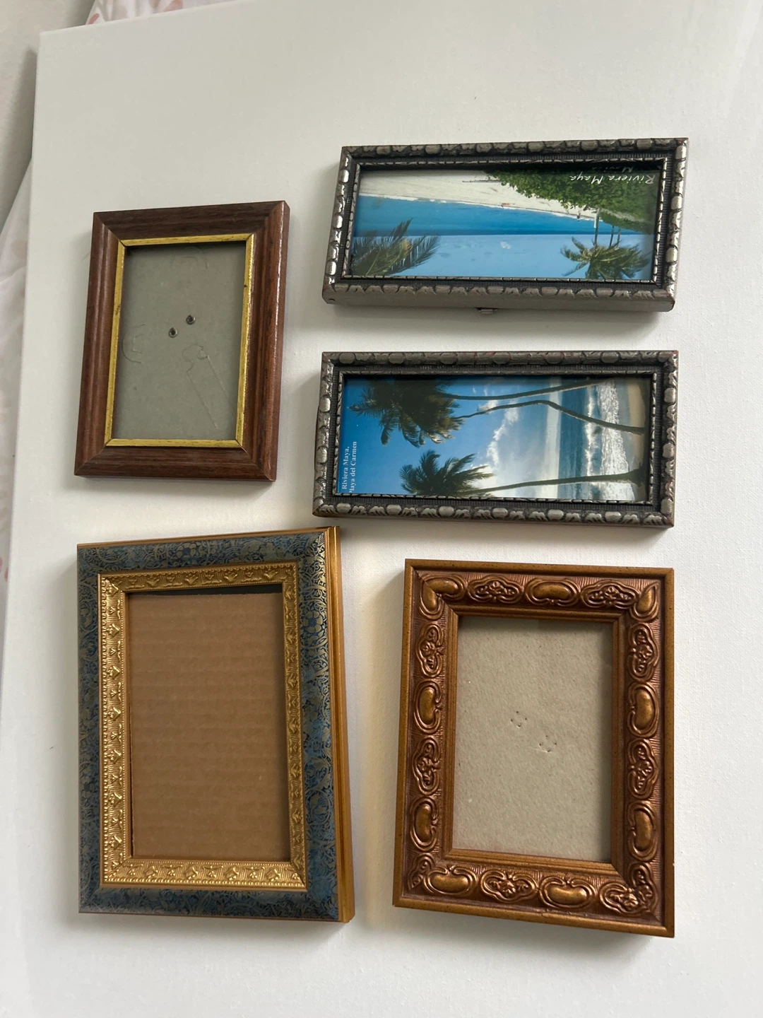 Assorted Picture Frames - Set of 5