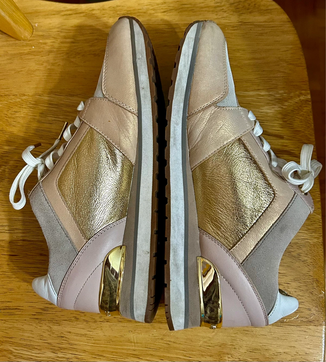 Michael Kors Women's Pink & Gold Fashion Sneakers - photo 2
