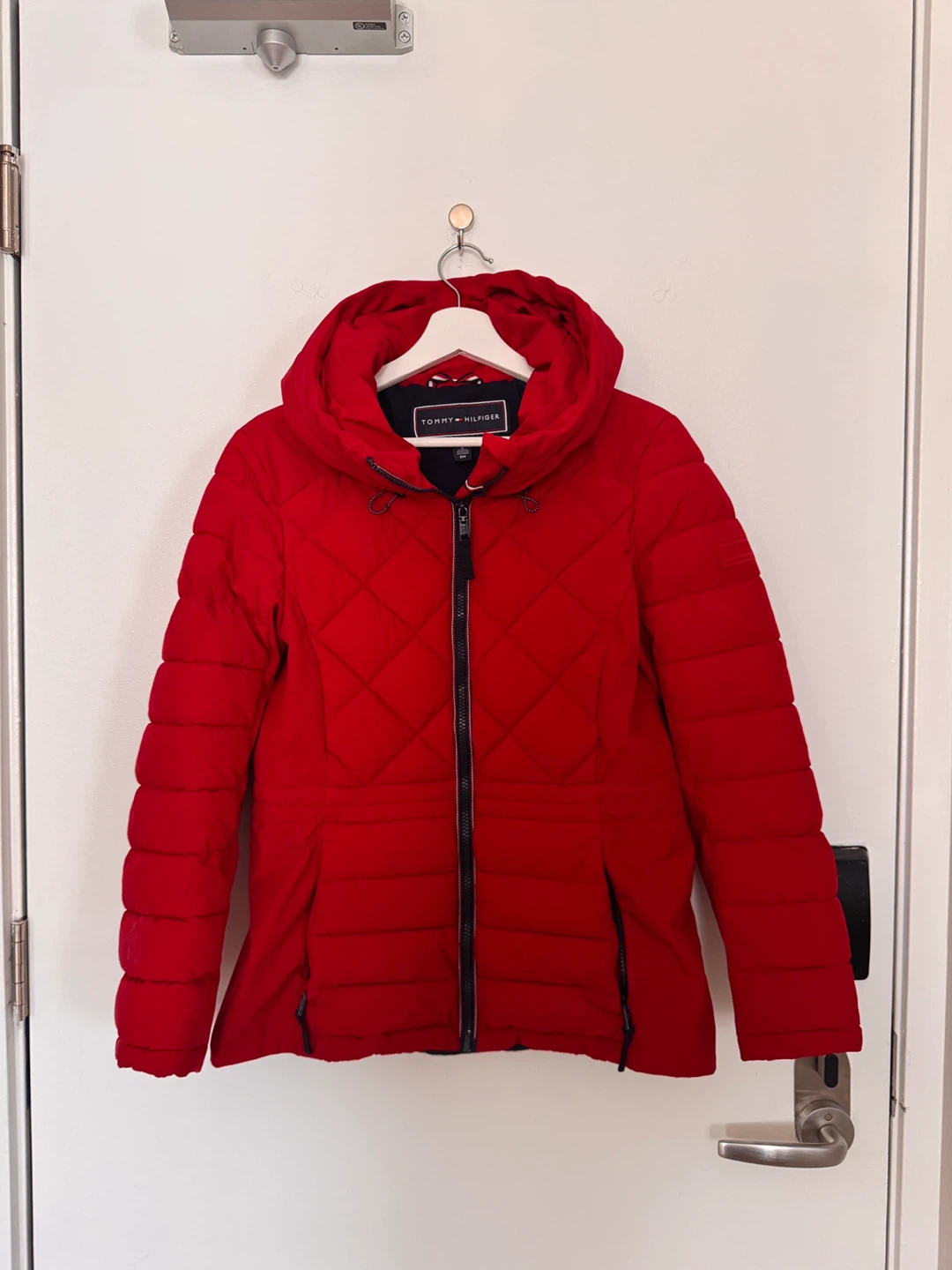 Women's Red Puffer Jacket