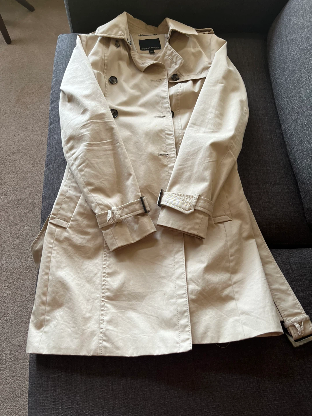 Banana Republic Beige Trench Coat