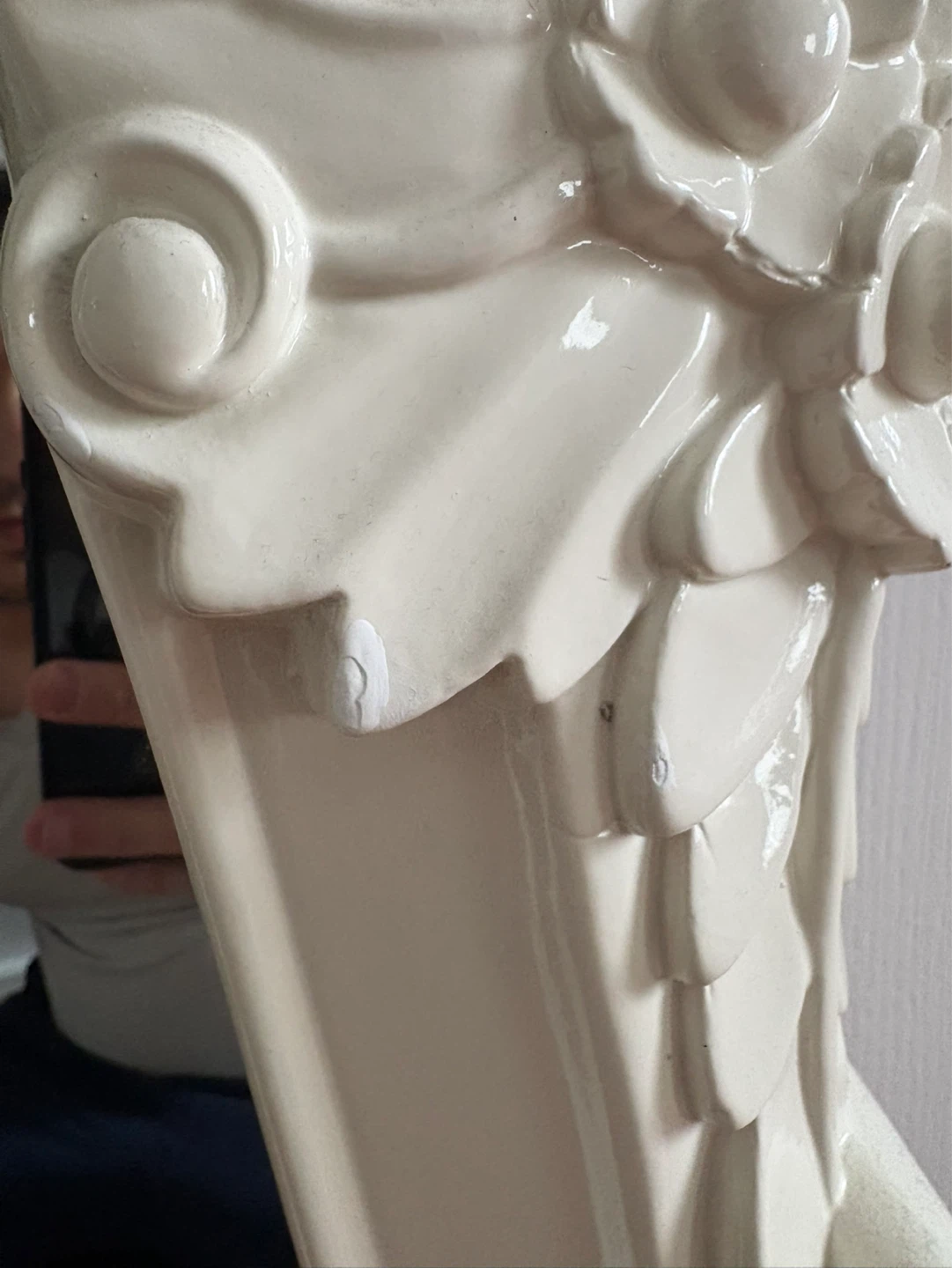 Ornate Cream Mirror - photo 4