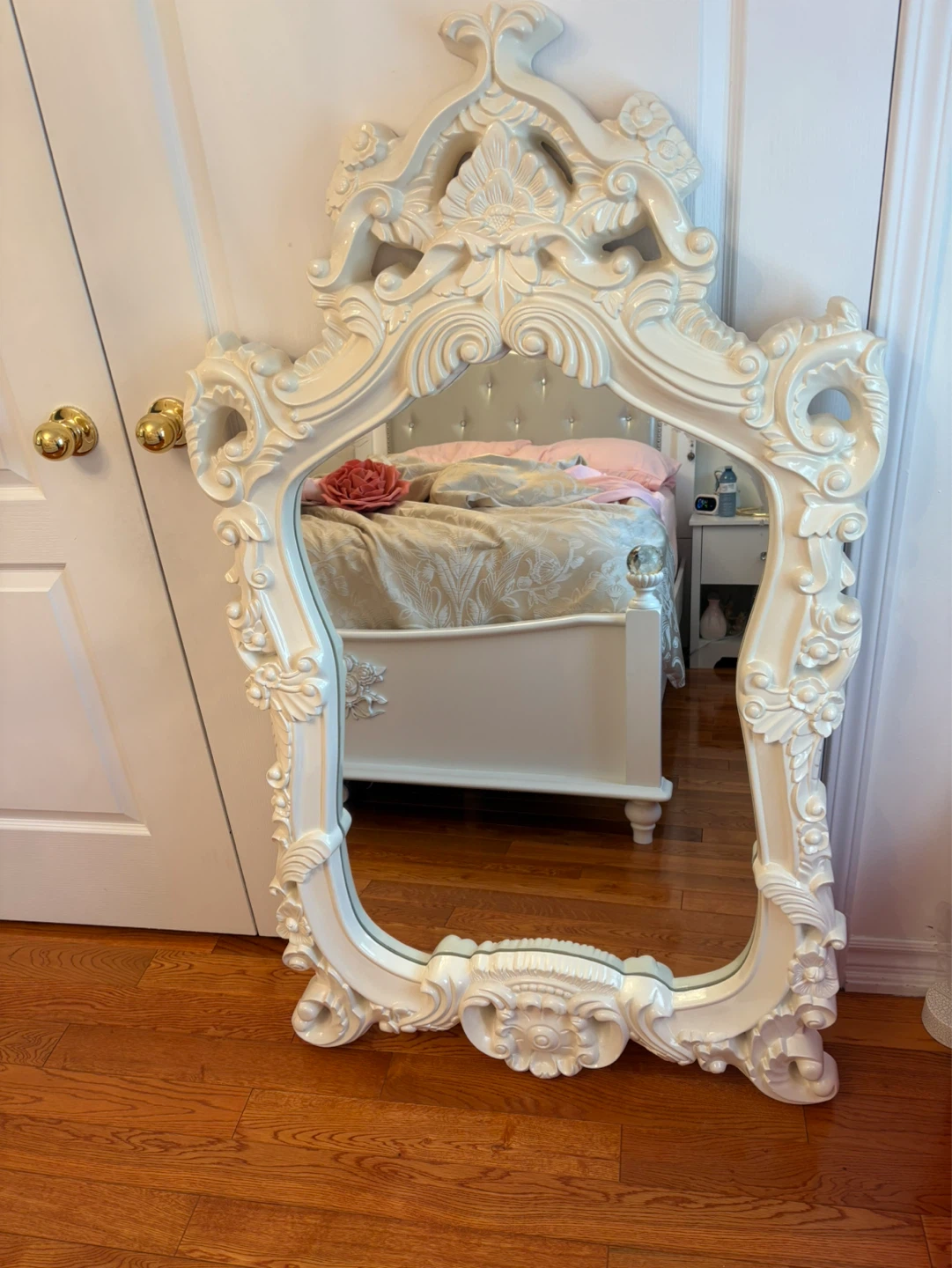 Ornate Cream Mirror
