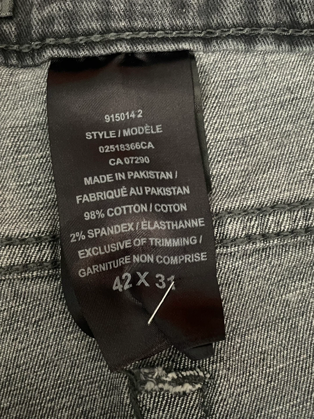 Urban Star Grey Jeans - Size 42x31 - photo 2