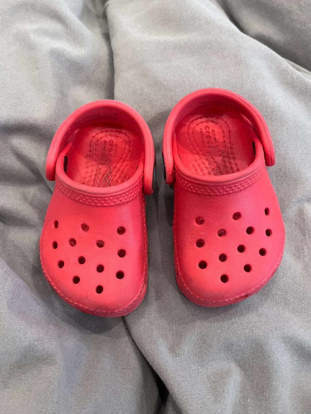 Toddler Pink Crocs Size C4