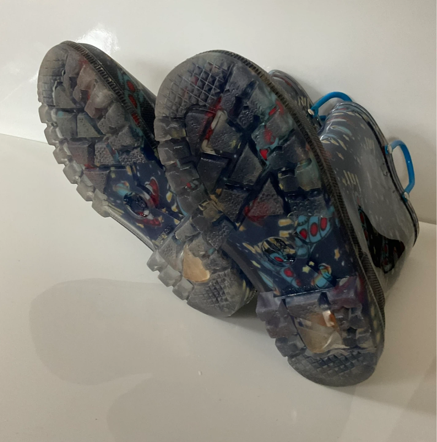 Kids' Blue Space Rain Boots - photo 3
