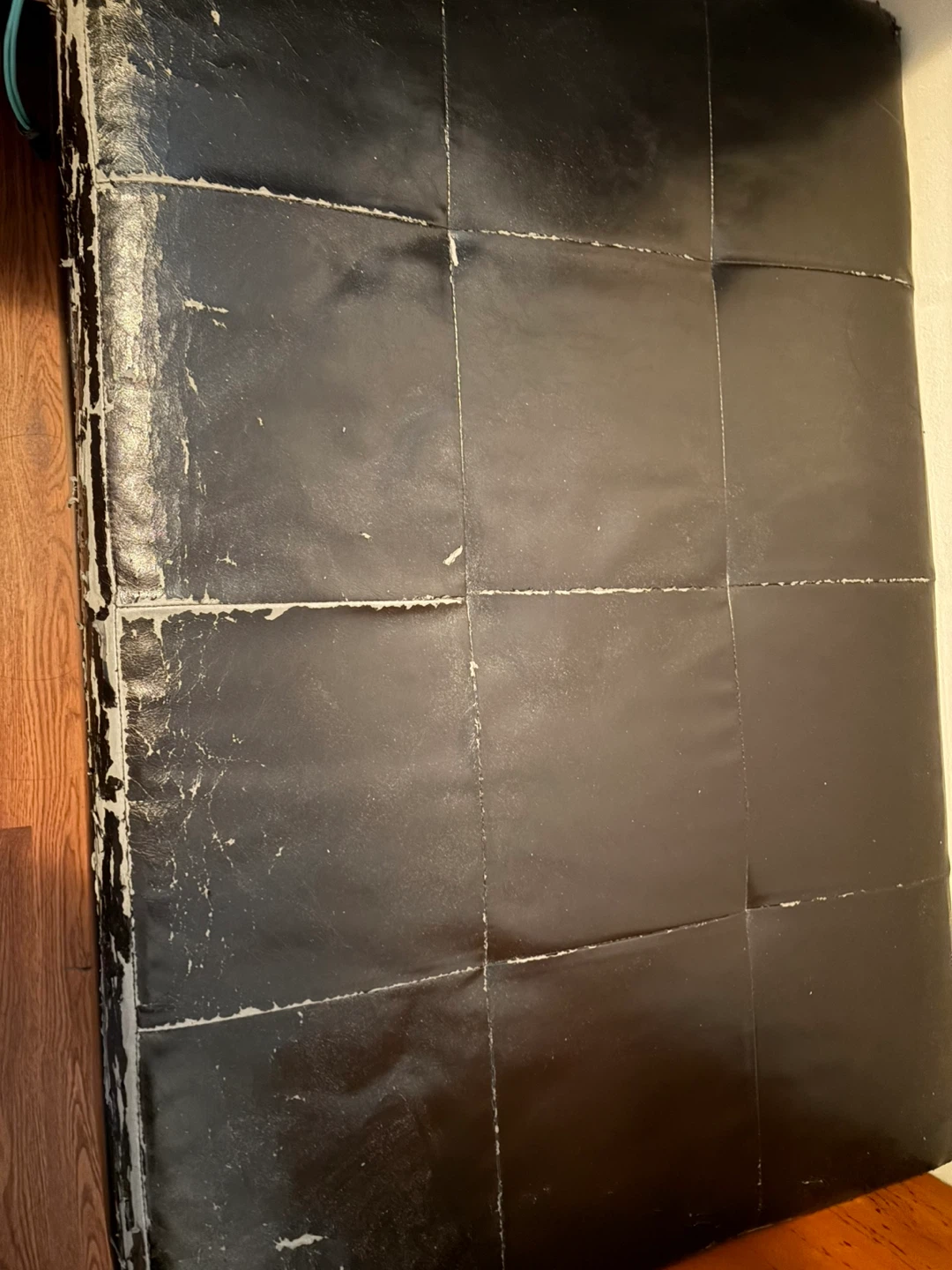 Black Storage Ottoman - photo 2