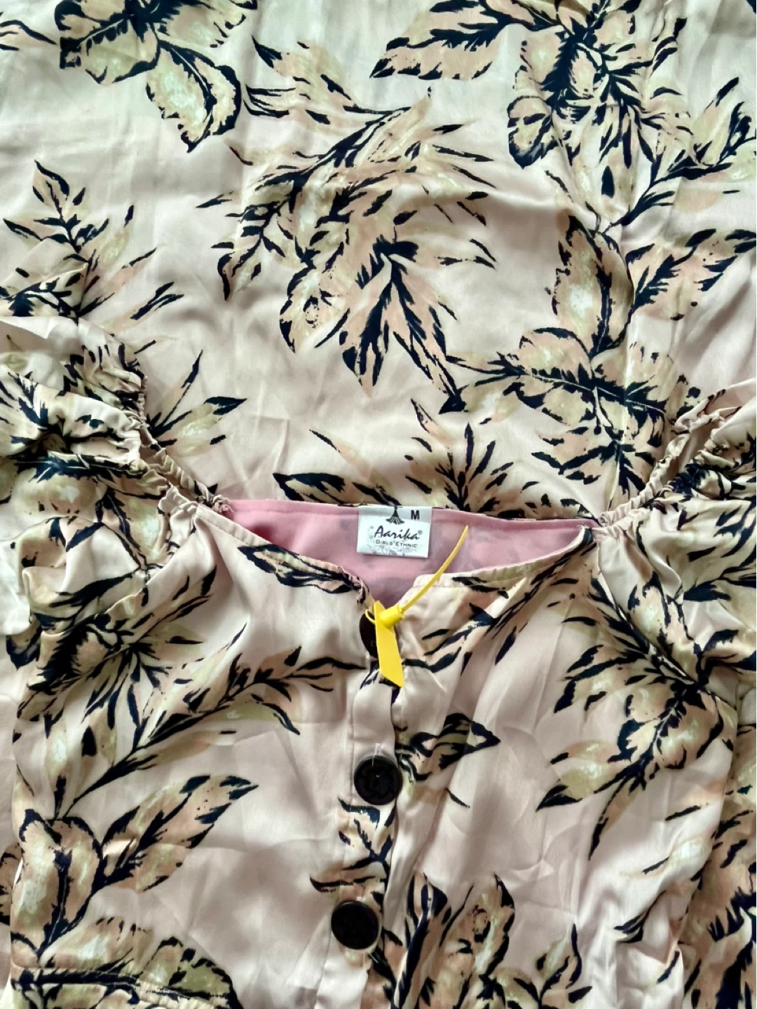Floral Print Button-Up Midi Dress - photo 2