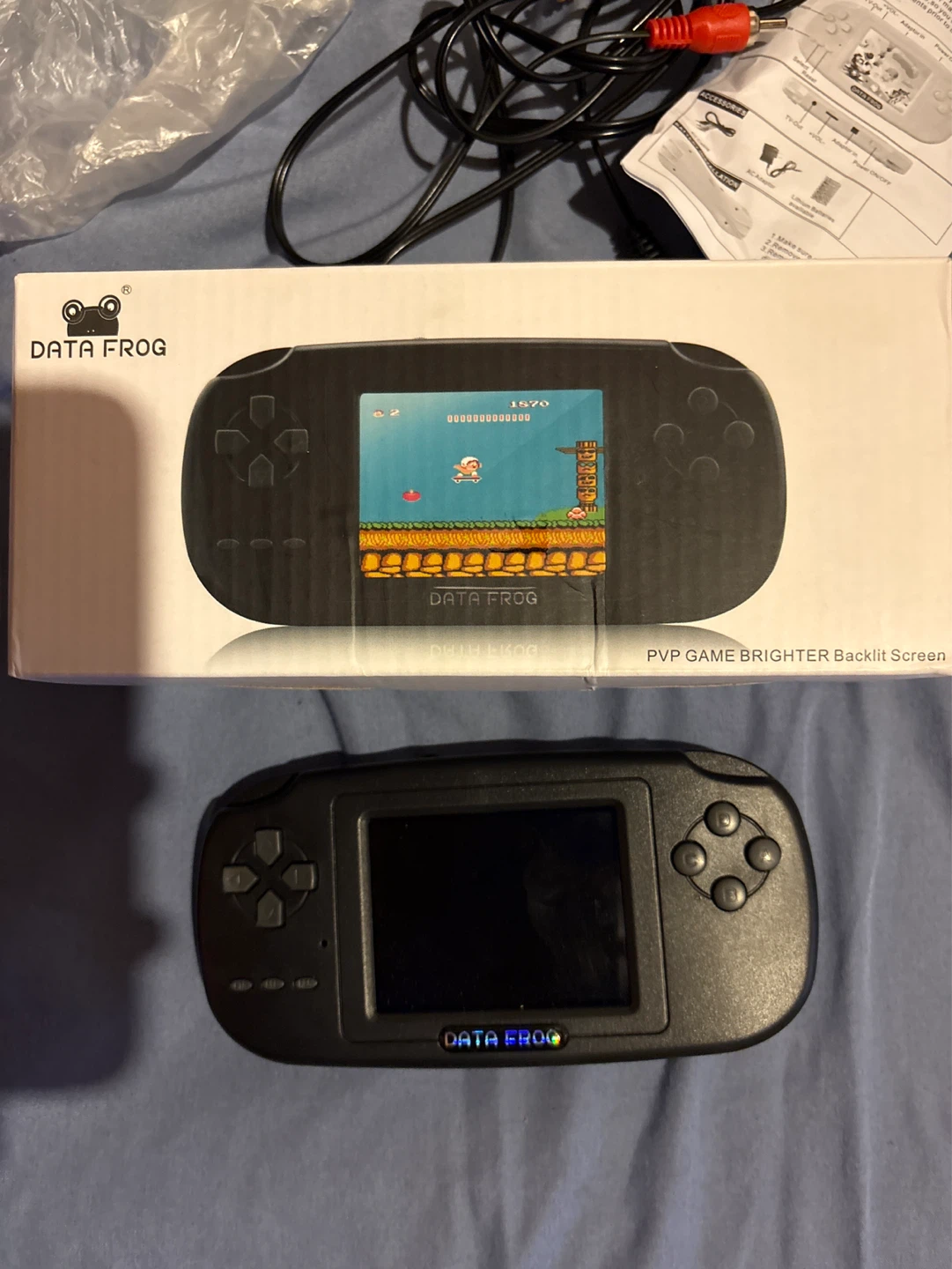 Data Frog Portable Retro Handheld Game Console
