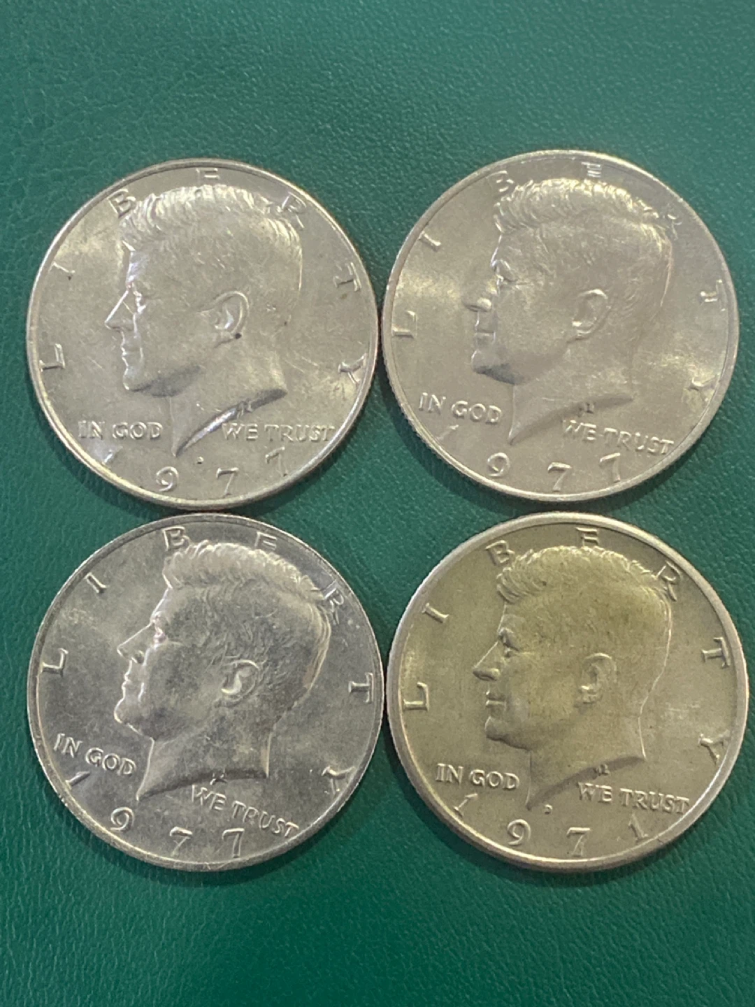Kennedy Half Dollar Coins - Lot of 4