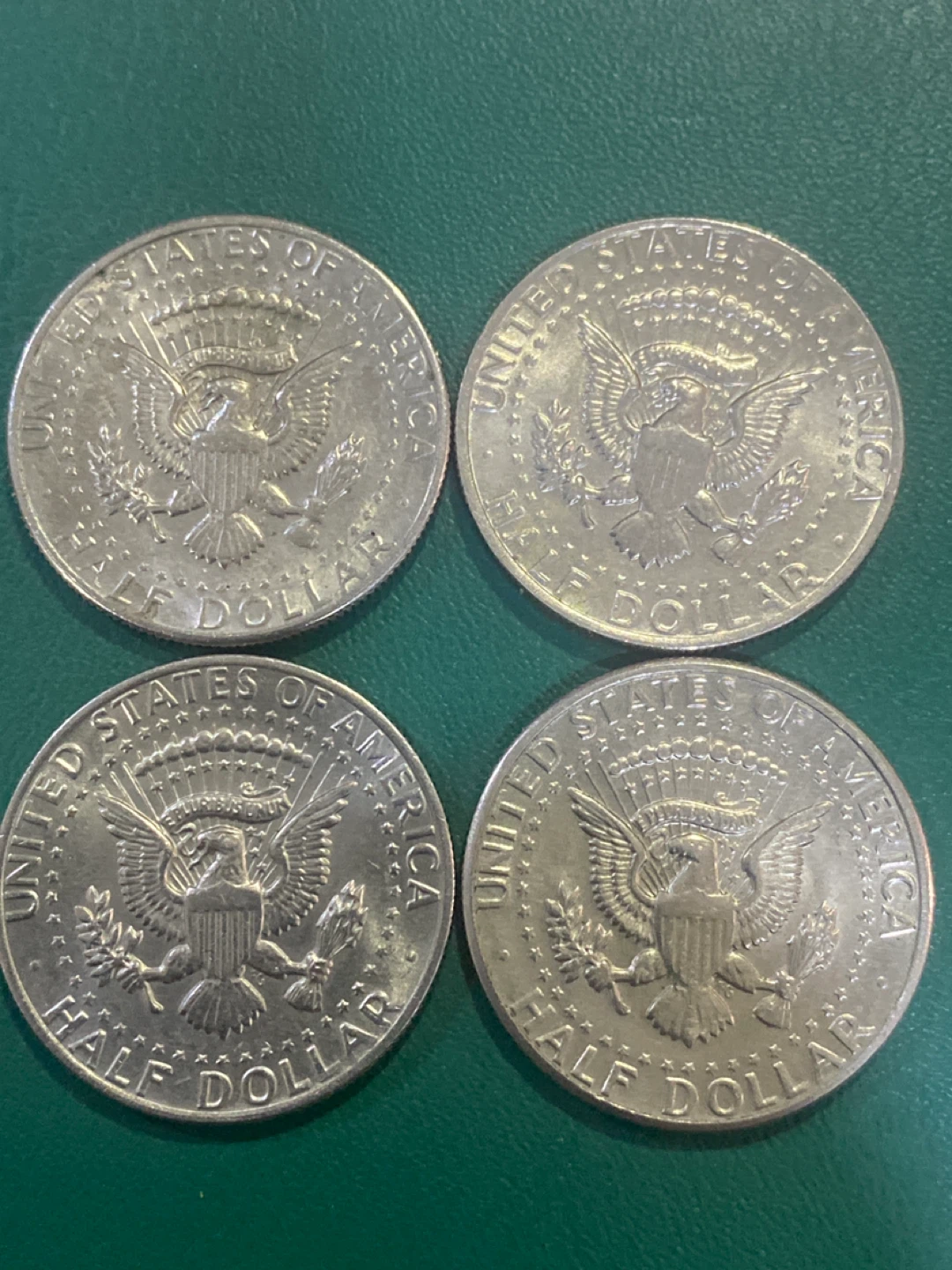 Kennedy Half Dollar Coins - Lot of 4 - photo 2