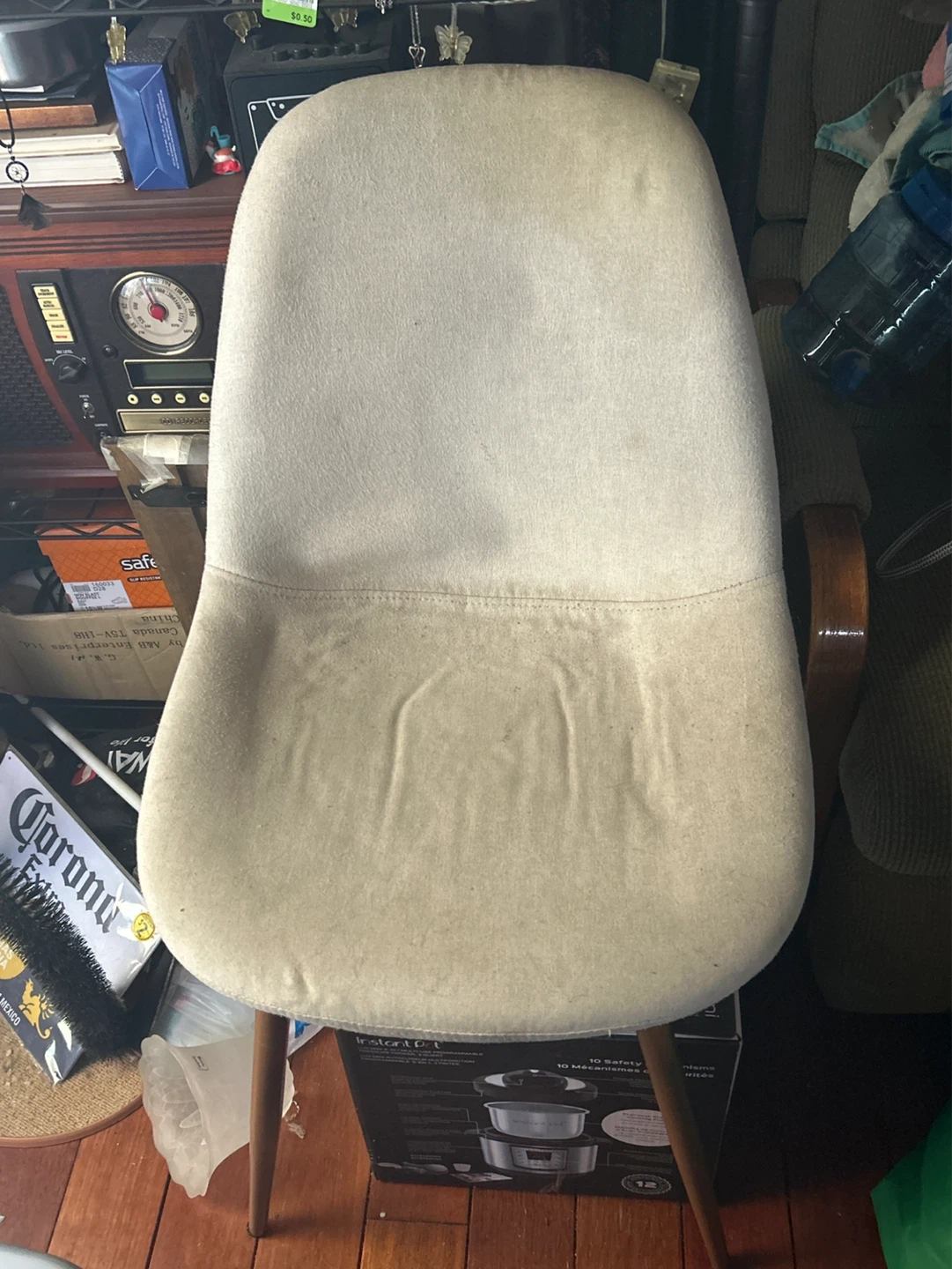 Fabric Accent Chair - Cream