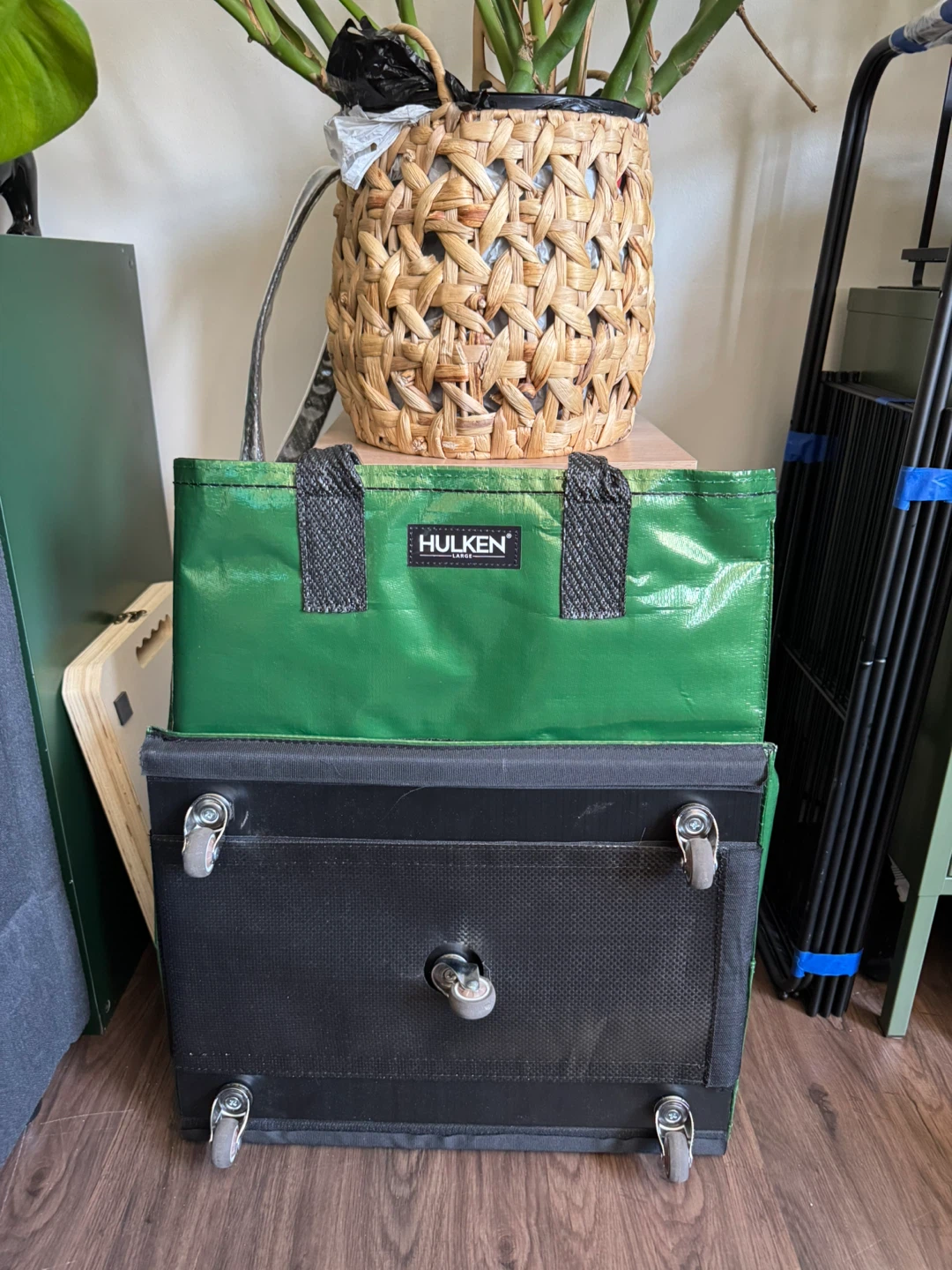 HULKEN Green Shopping Cart Bag