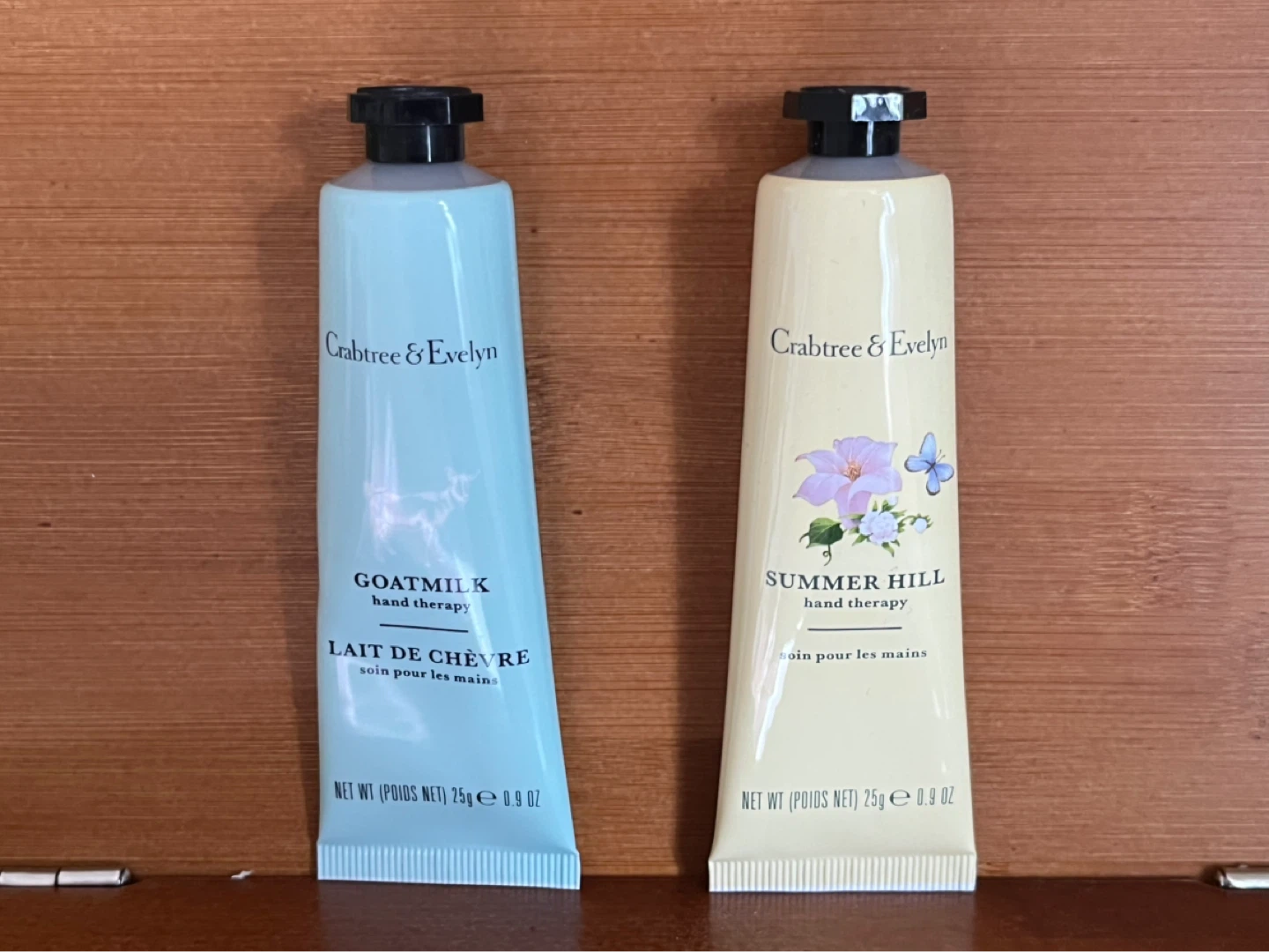 Crabtree & Evelyn Hand Therapy 25g each (Goatmilk & Summer Hill)