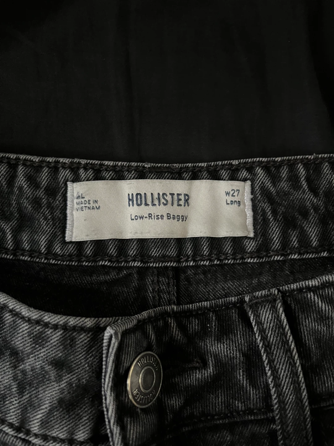 Hollister Low-Rise Baggy Jeans - W27 Long - photo 2