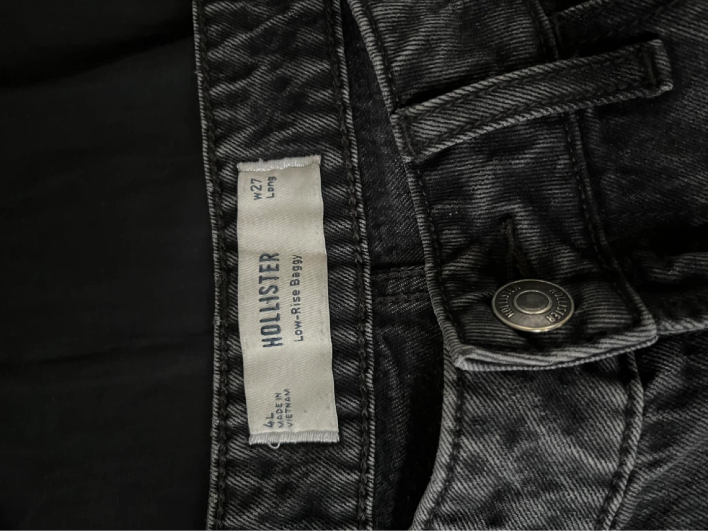 Hollister Low-Rise Baggy Jeans - W27 Long - photo 3