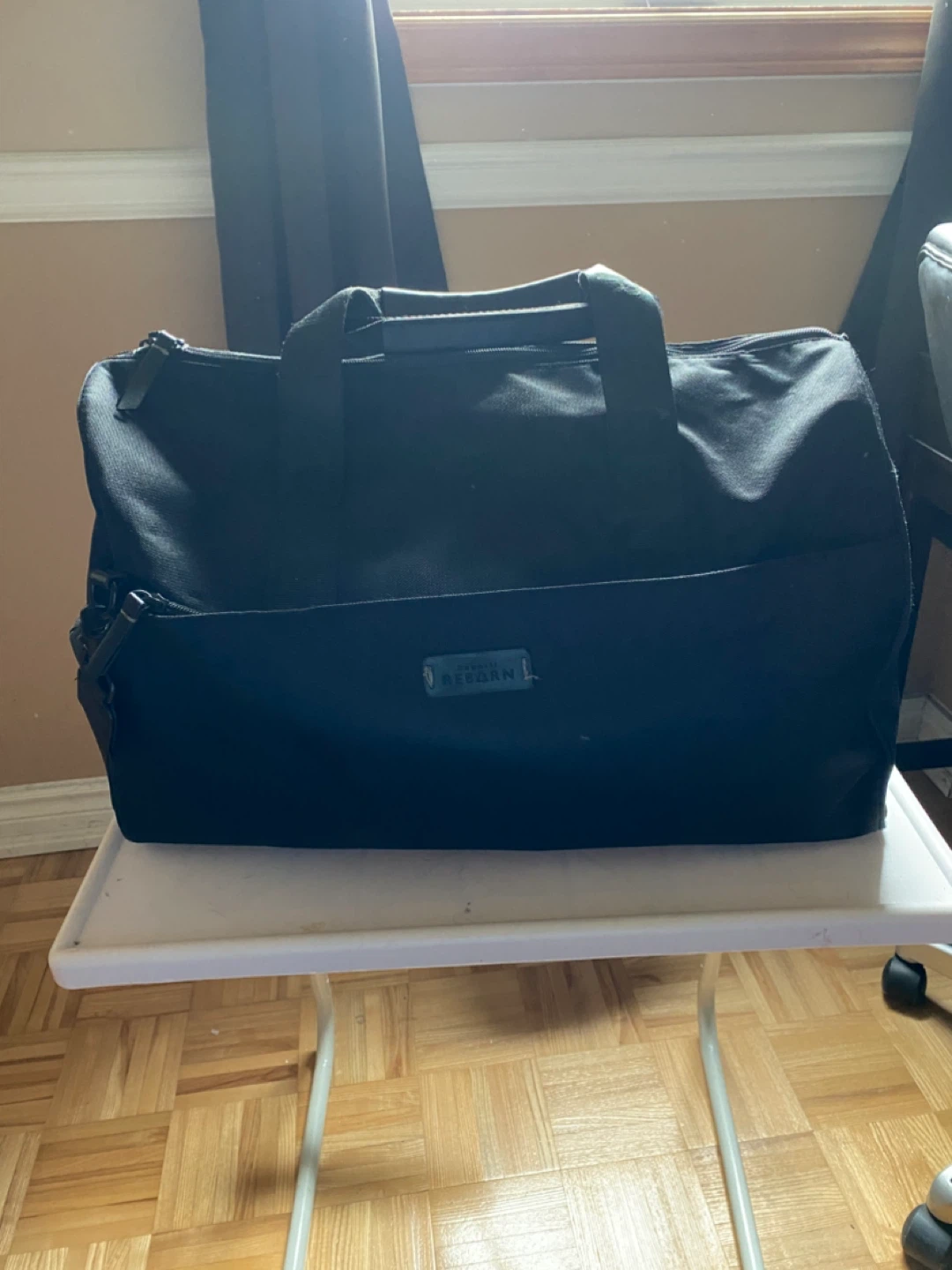 (3 days only offer) Black Duffle Bag with Padded Shoulder Strap