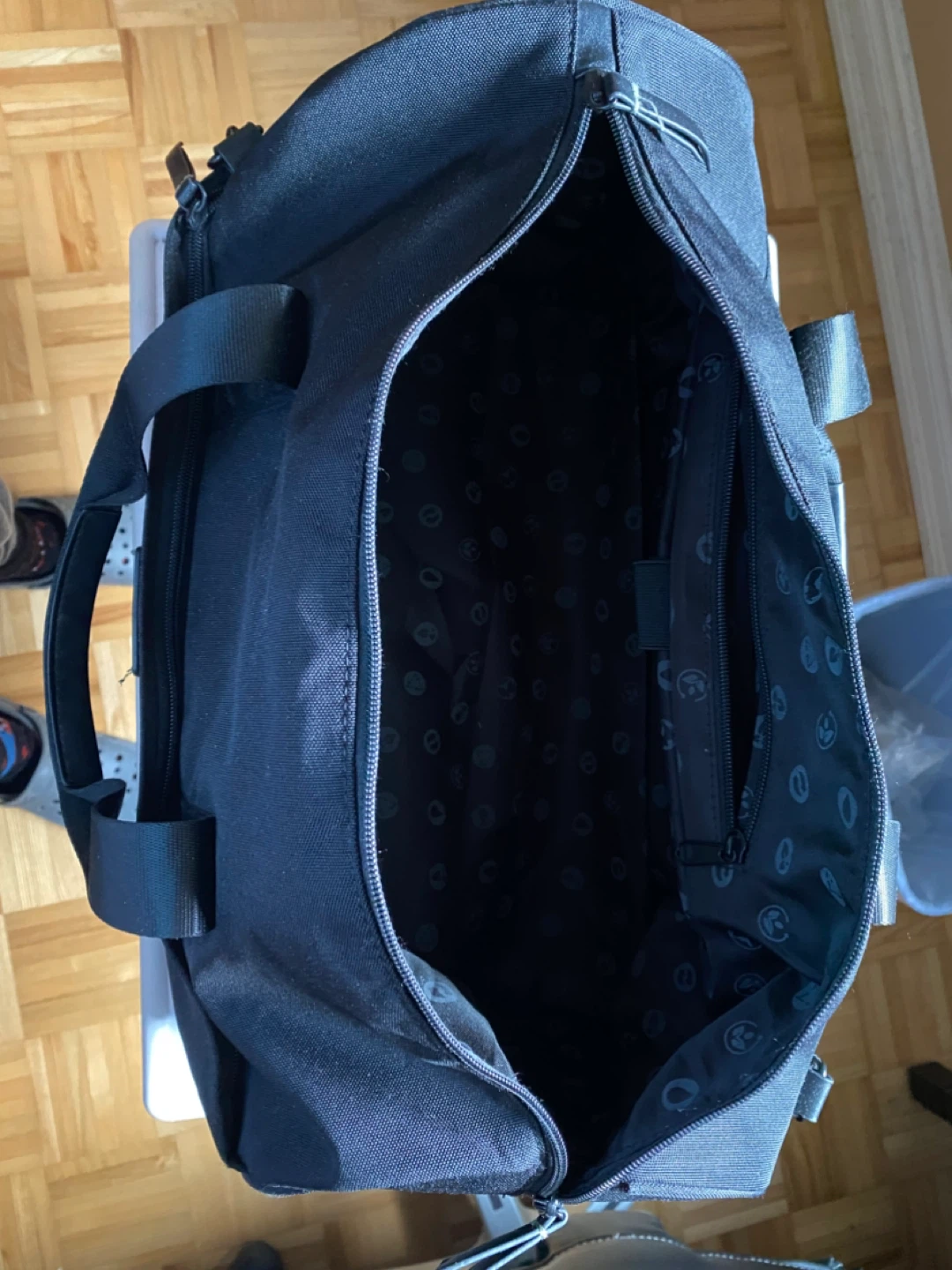(3 days only offer) Black Duffle Bag with Padded Shoulder Strap - photo 2